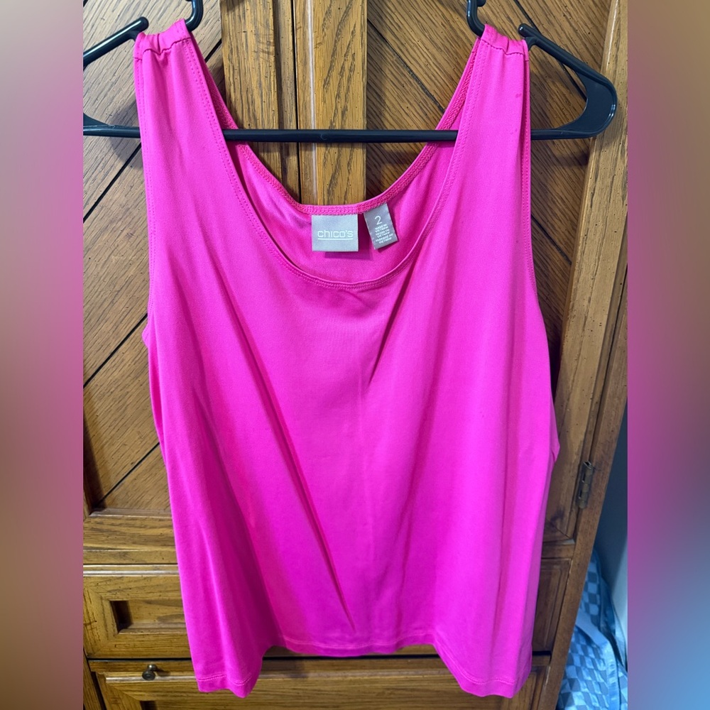 Chico's Vibrant Pink Tank Top